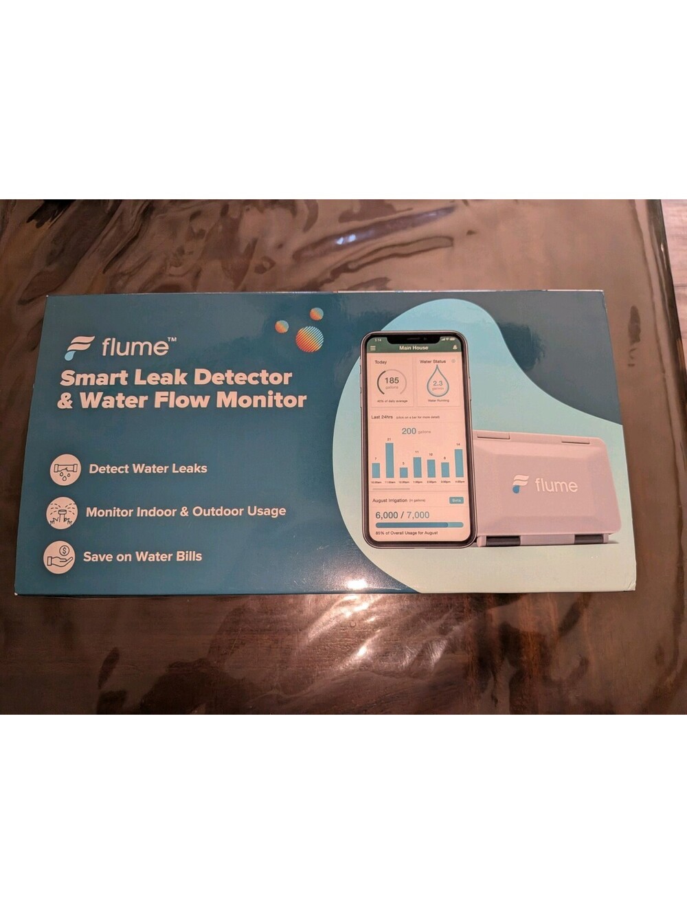 Flume 2 Smart Home Water Monitor and Leak Detector New in the box